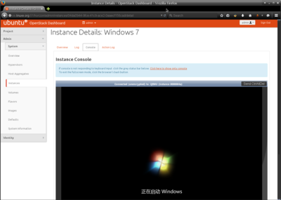 Windows 7 on OpenStack