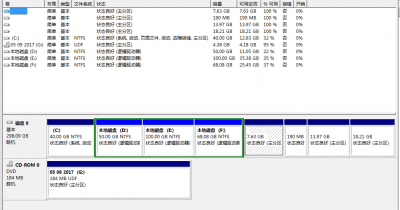 在Windows下查看的磁盘情况