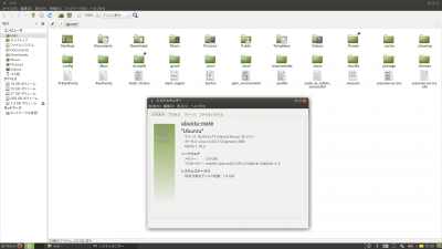 安裝在隨身碟中的 Ubuntu MATE 的家目錄