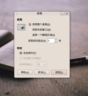 设置5秒延时，选“抓取整个桌面”