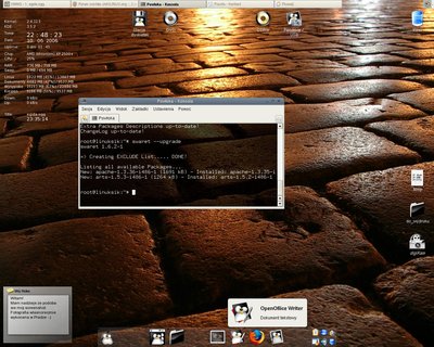 历遍几大Linux部落最终接受Ubuntu的福荫之前，从一个Slackware的介绍上看到的，不过到后来却只喜欢上了她的壁纸……