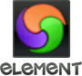 Element是一份基于Ubuntu的发行，它面向家庭影院或媒体中心式的个人电脑，这类电脑可拥有十英尺大的用户屏幕并被设计为连接到高清晰度电视，以获取一份数字媒体和因特网体验，而这种体验可以在客厅或娱乐场所舒适地获得。Element预加载有大量应用程序，它们使得用户能收听、收看和管理音乐、视频、照片及因特网媒体。