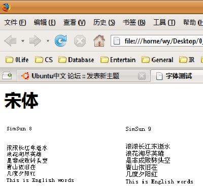 在Firefox中的显示效果