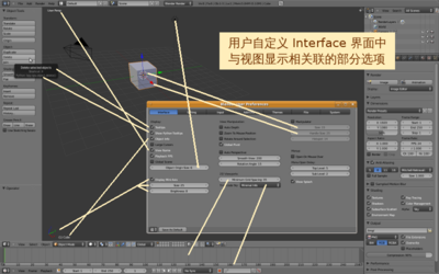 界面相关的可自定义选项