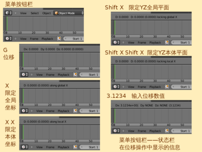 状态栏显示的信息