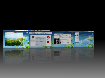 Compiz 的 Compcomm 插件：Expo