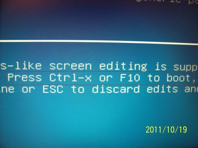 step6_更改為text後按F10重開機(以便進入文字模式).JPG