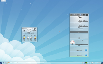 fedora 16 + kde 4.7.3 ：）