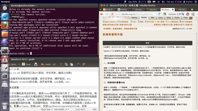 Ubuntu 11.10 Unity 桌面截图