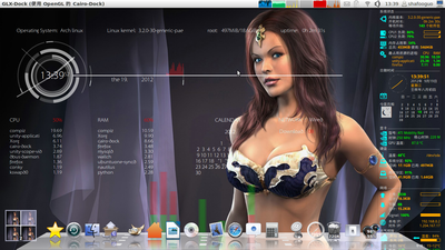 conky 3d unity ubuntu12.04