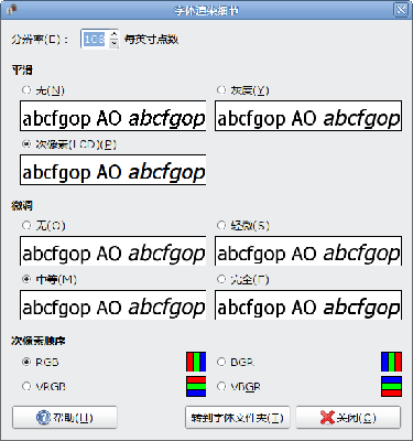 字体渲染细节