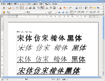 Screenshot-字体测试 - OpenOffice.org Writer.png