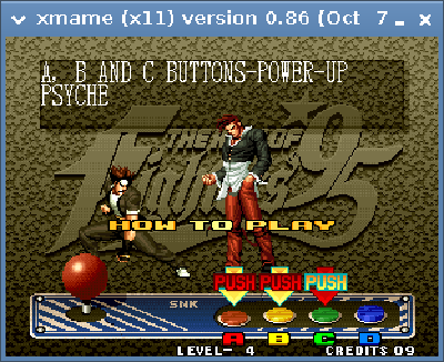 Screenshot-xmame (x11) version 0.86 (Oct  7 2004).png