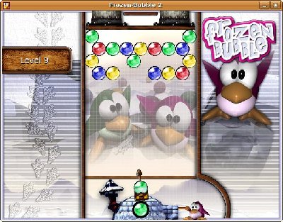 Frozen-Bubble 2<br />去玩玩这个小游戏吧，泡泡企鹅。这个没有windows版。<br />sudo apt-get install frozen-bubble
