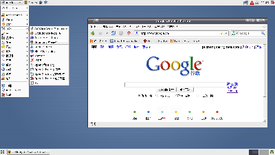 刚安装好的XFCE，挺不错的，速度也很快，中文显示也一流！