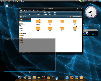 compiz-fusion + awn + emerald + sreenlets
