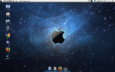 Mac OS like desktop