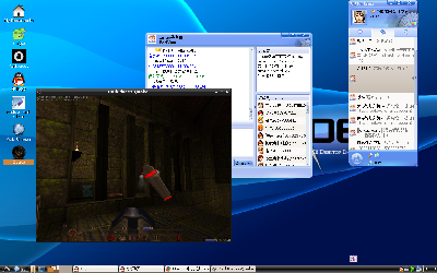 Linux的lxde桌面上窗口Quake