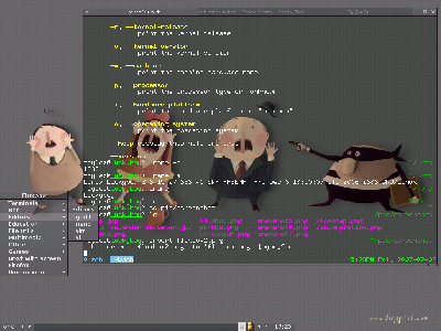 使用urxvt, screen